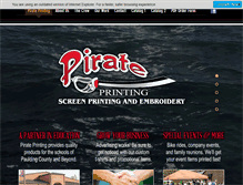 Tablet Screenshot of pirateprinting.net